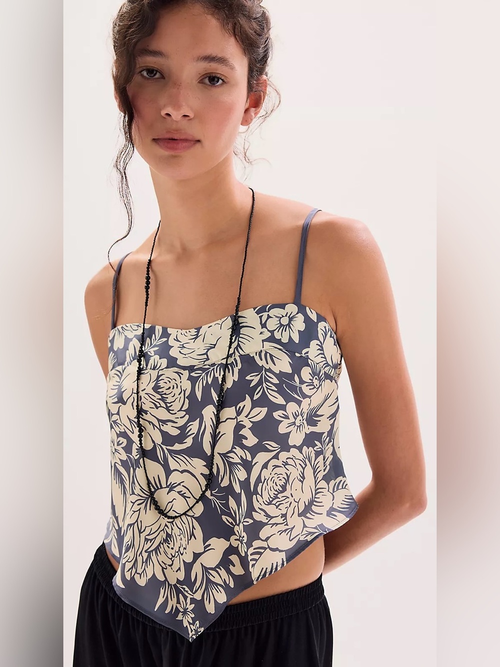 Free People Intimately Might Be Something Printed Cami in Shadow Combo